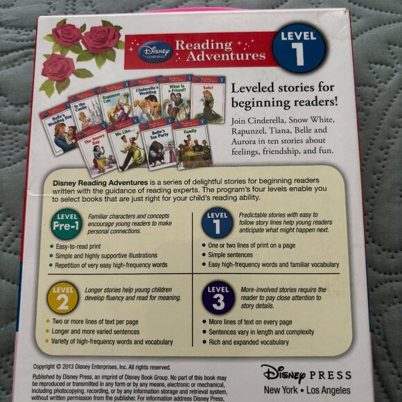 Disney Reading Level 1 Disney Princess Stories for Beginning Readers 10 Book Set - Picture 2 of 6